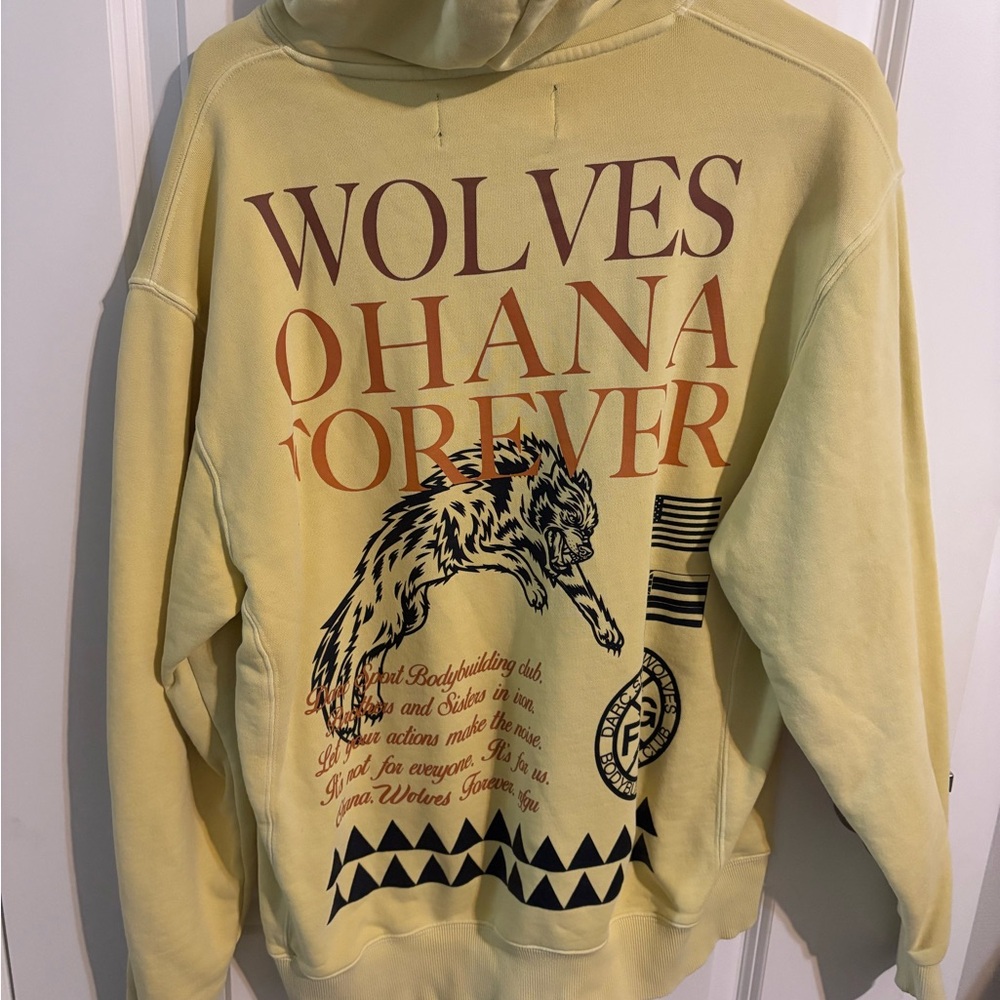 Darc Sport Yellow Wolves Ohana Forever Hoodie